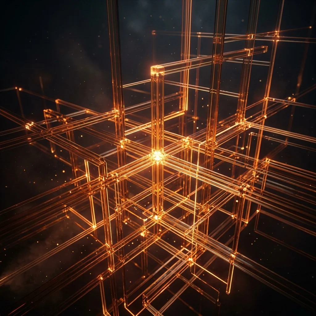 Phoenix Local Marketing premium network line rendering representing digital communication and local connectivity